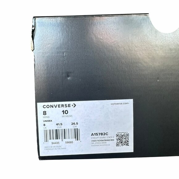 ❤️Converse Chuck Taylor  Lift Platform Pride Sz 10 Womens Shoes Leopard A15782C - Picture 10 of 11